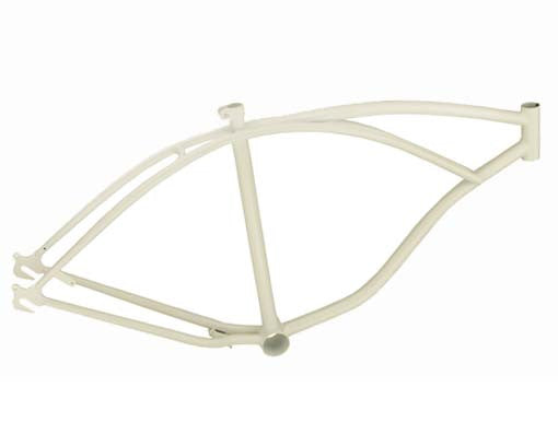 26" Beach Cruisers Frame White.